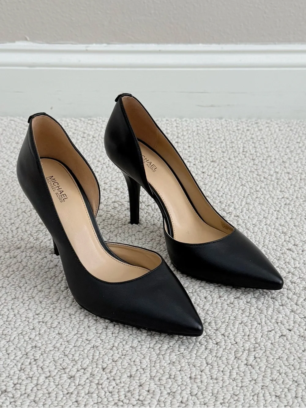 Michael Kors Black Leather Heels