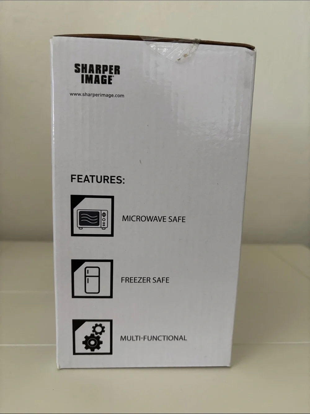 Sharper Image stackable glass