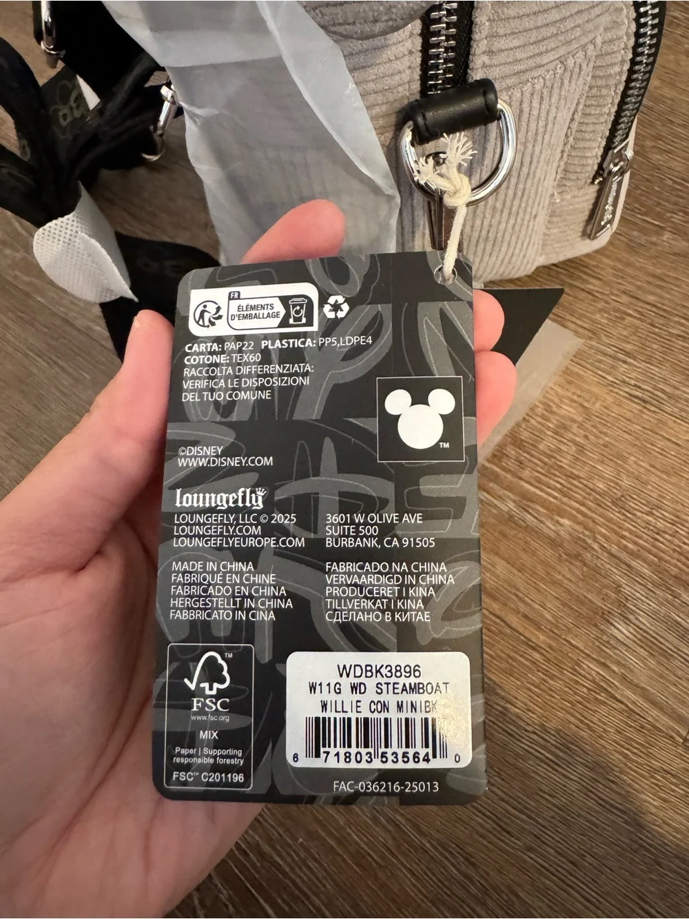 Loungefly mini backpack