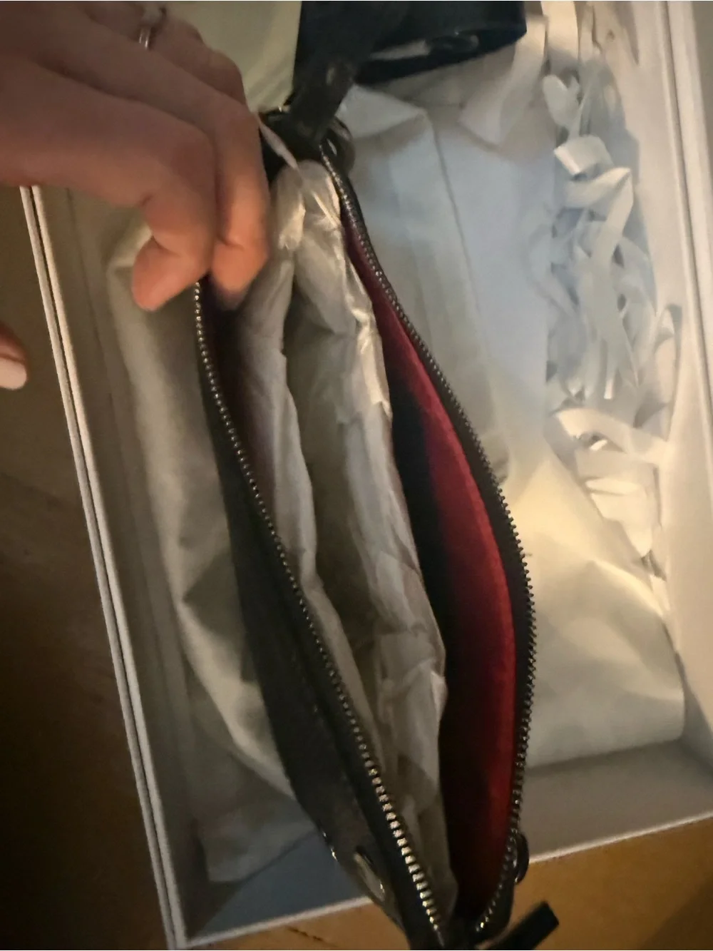 Hammitt leather wristlet