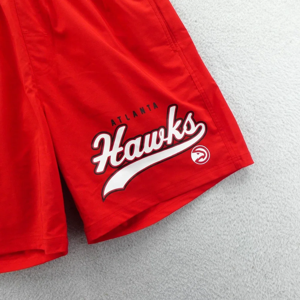 G-III Sports Swim Shorts Mens Large Atlanta Hawks Red NBA‎ Basketball Trunks