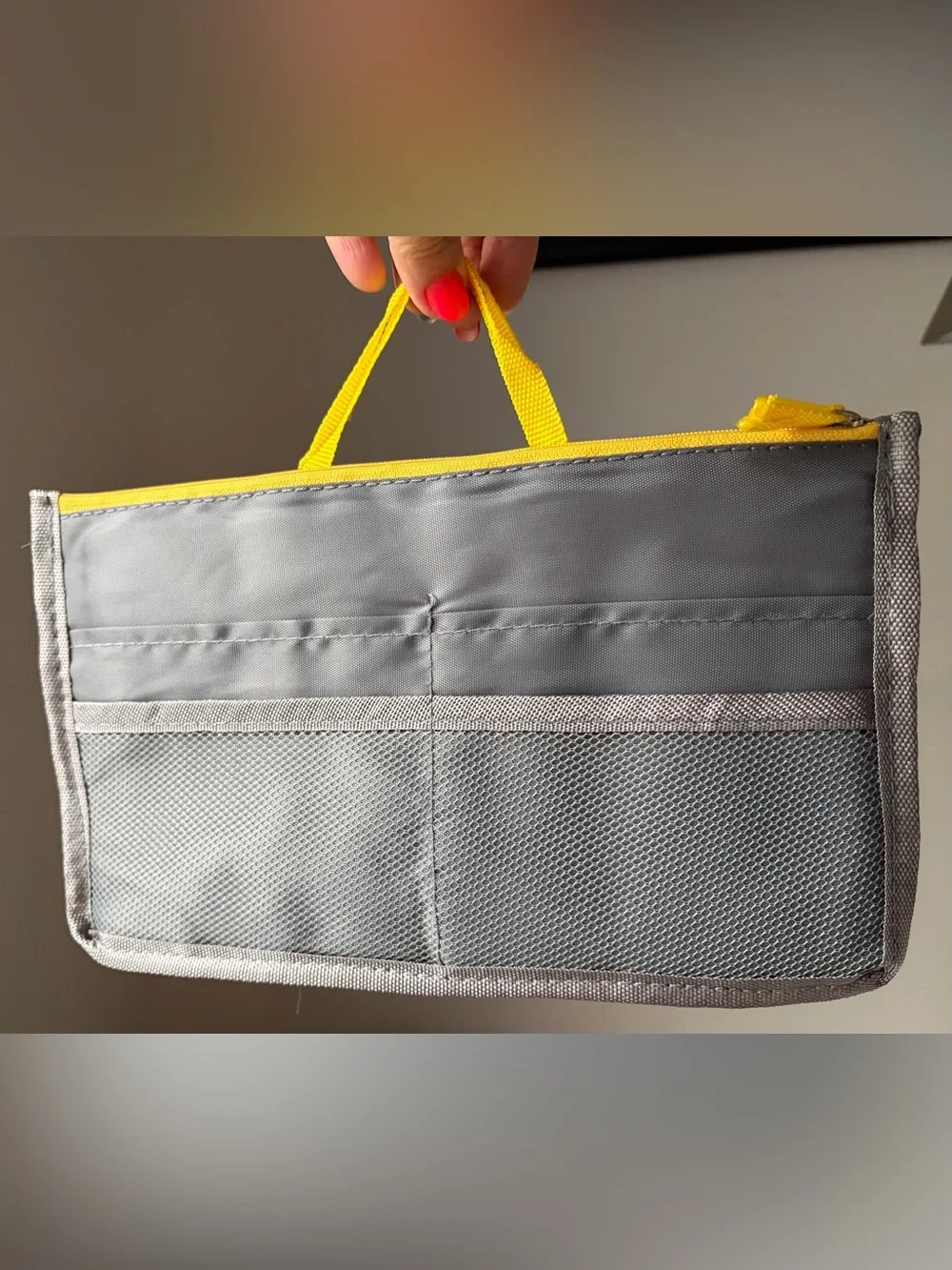 Gray and Yellow Hanging Storage Organizer - Home Storage & Organization
