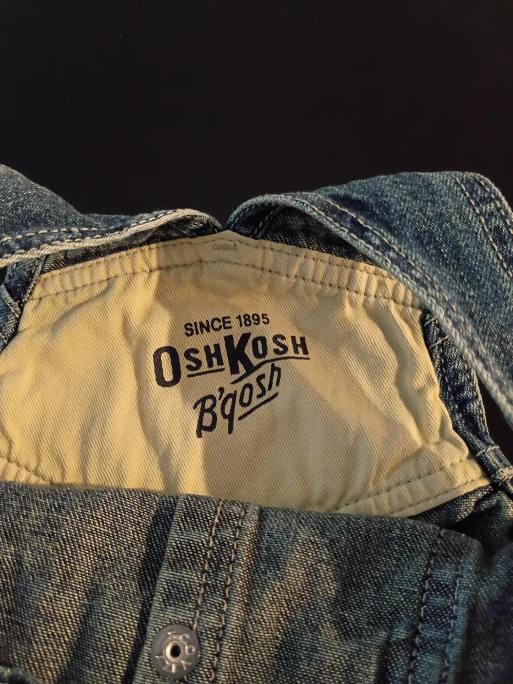 OshKosh B'gosh Baby Boy Denim Overalls – Size 6/9 Months