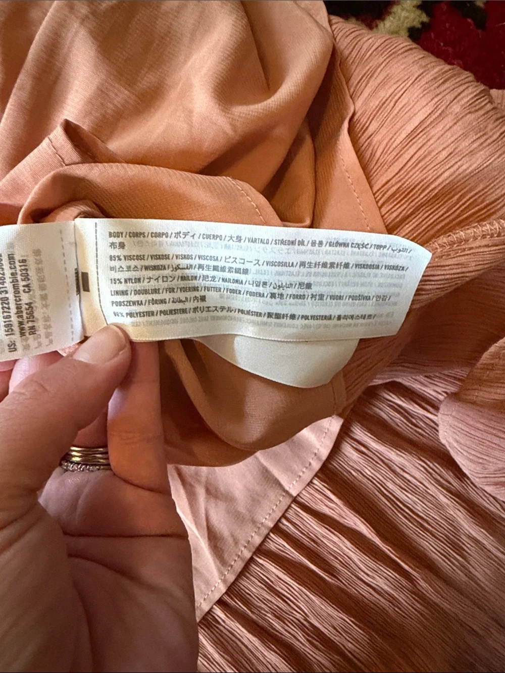 Abercrombie & Fitch abercrombie peach