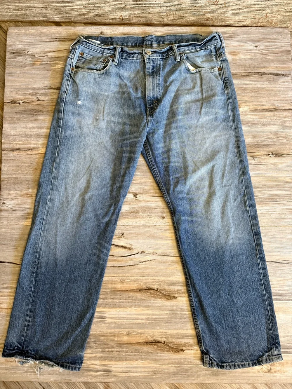Levi’s 569 Jeans Men’s 36x30 Loose Straight Fit Blue Fair 100% Cotton Mexico