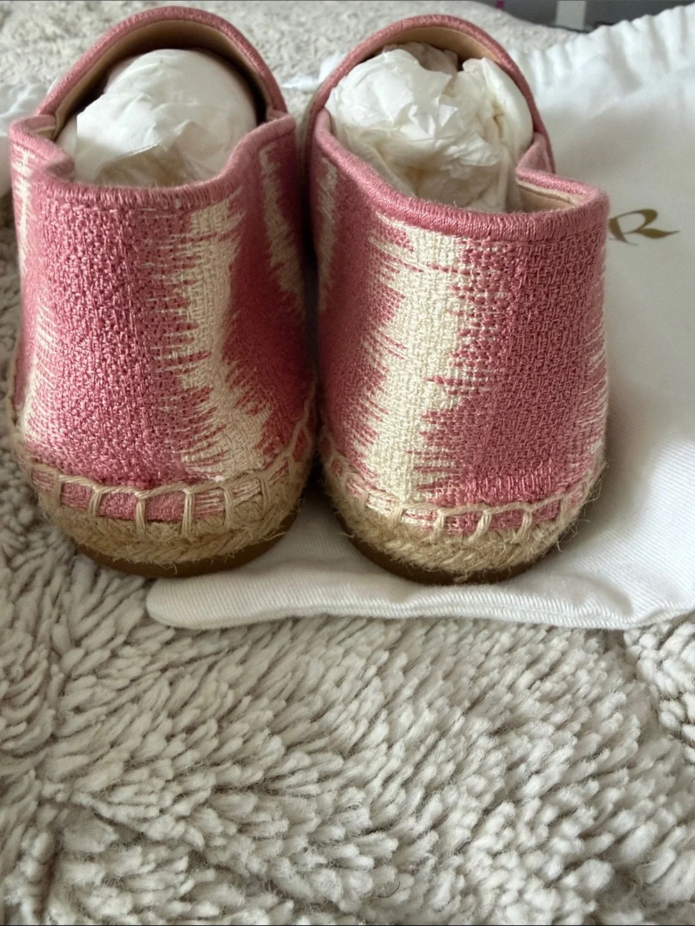 Dior Pink Canvas Espadrilles Christian Dior Paris