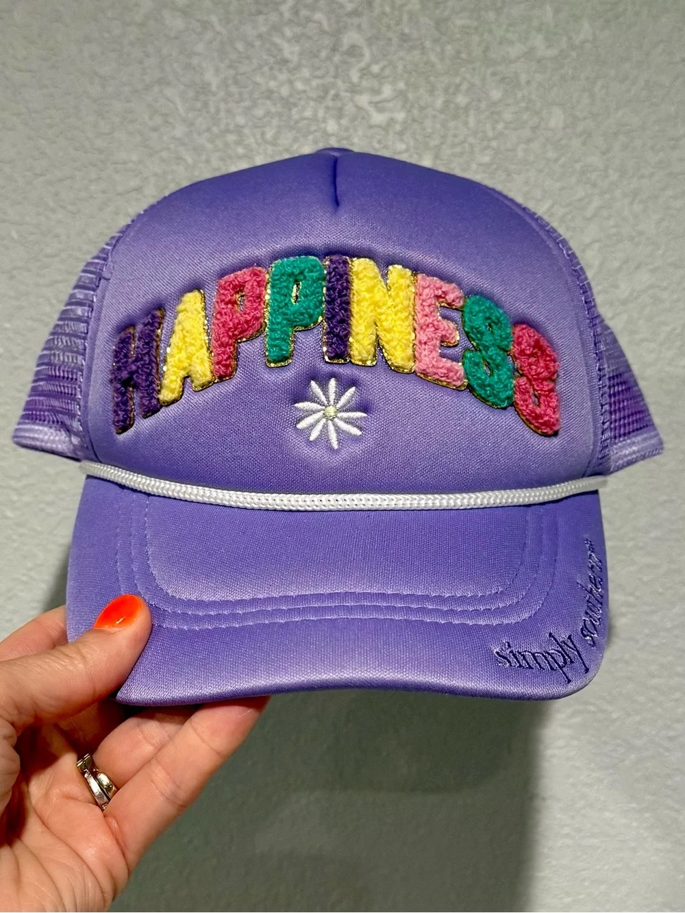 Simply Southern lavender trucker