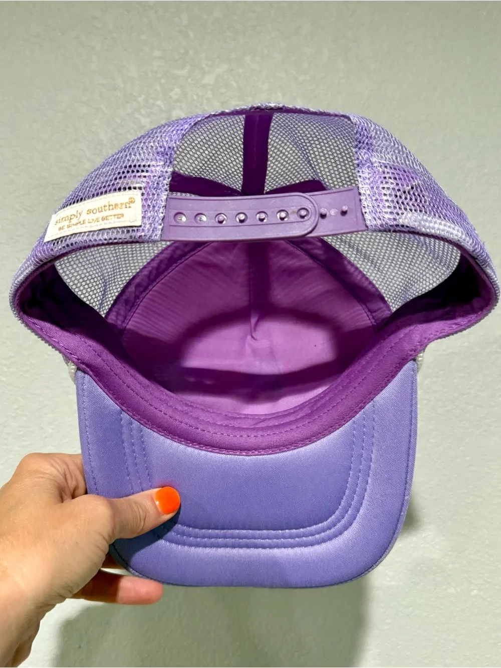 Simply Southern lavender trucker