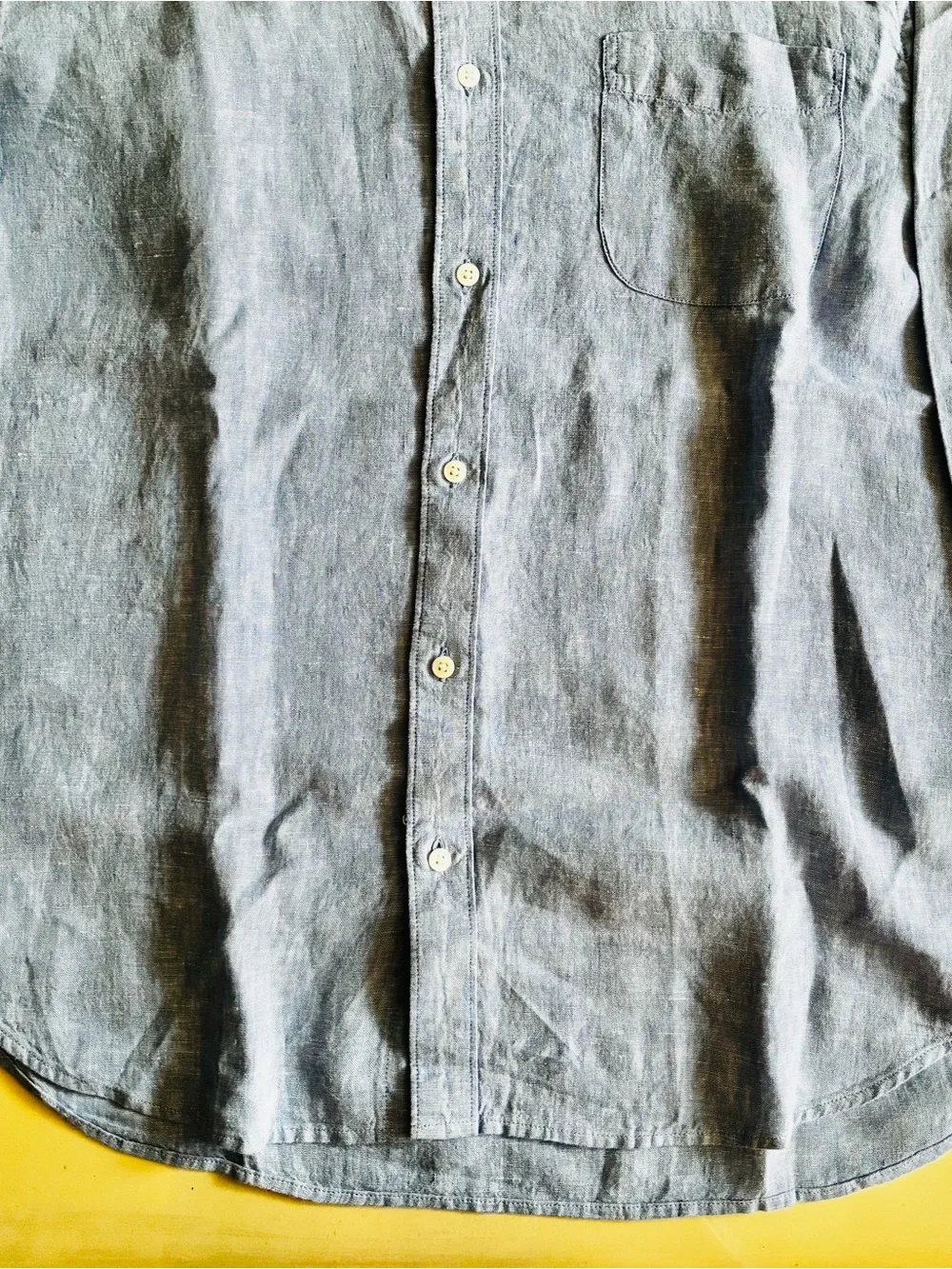 J.Crew. Men’s Best seller Slim Untucked Baird McNutt Irish linen shirt.L.NWT.