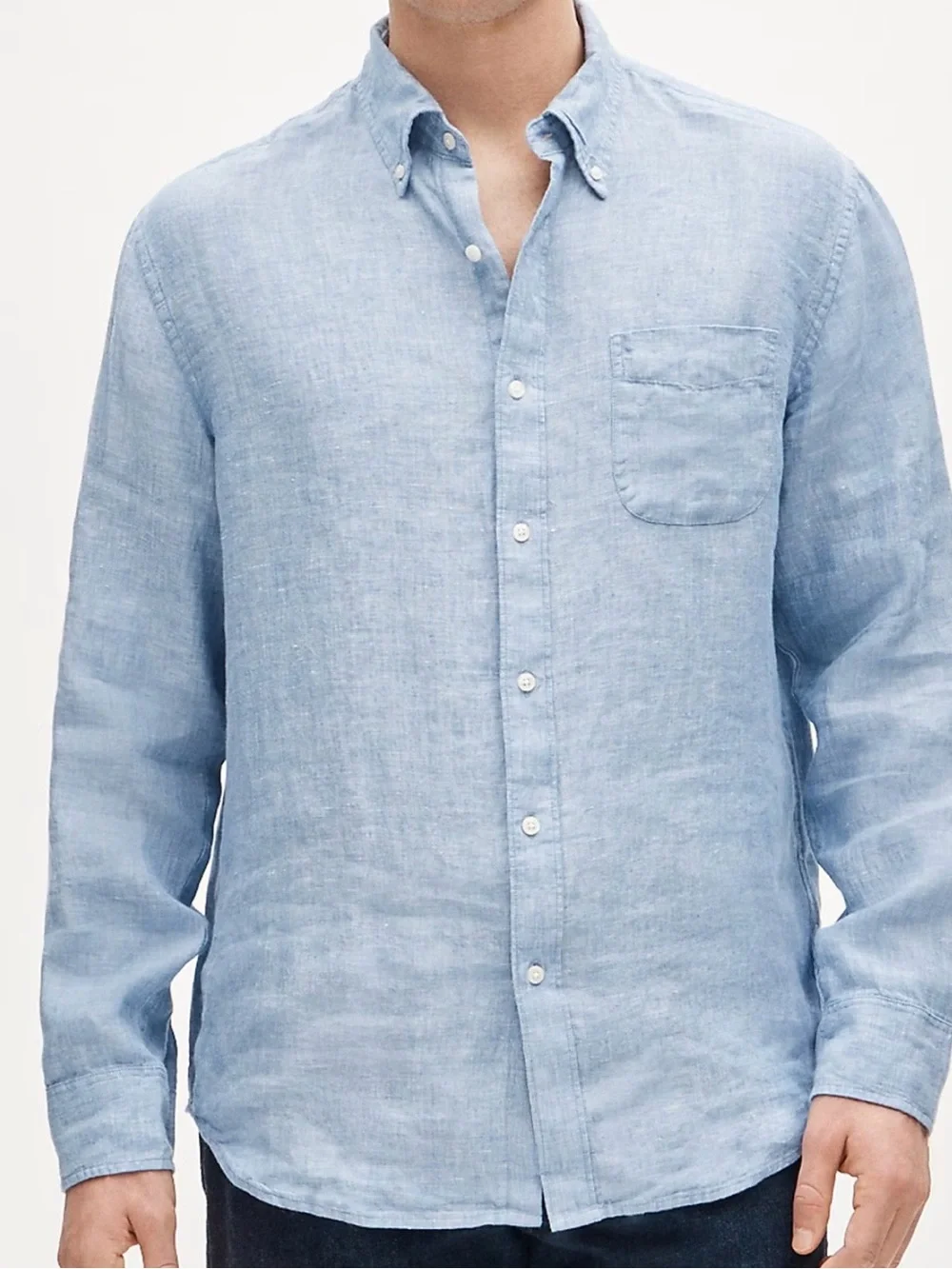 J.Crew. Men’s Best seller Slim Untucked Baird McNutt Irish linen shirt.L.NWT.