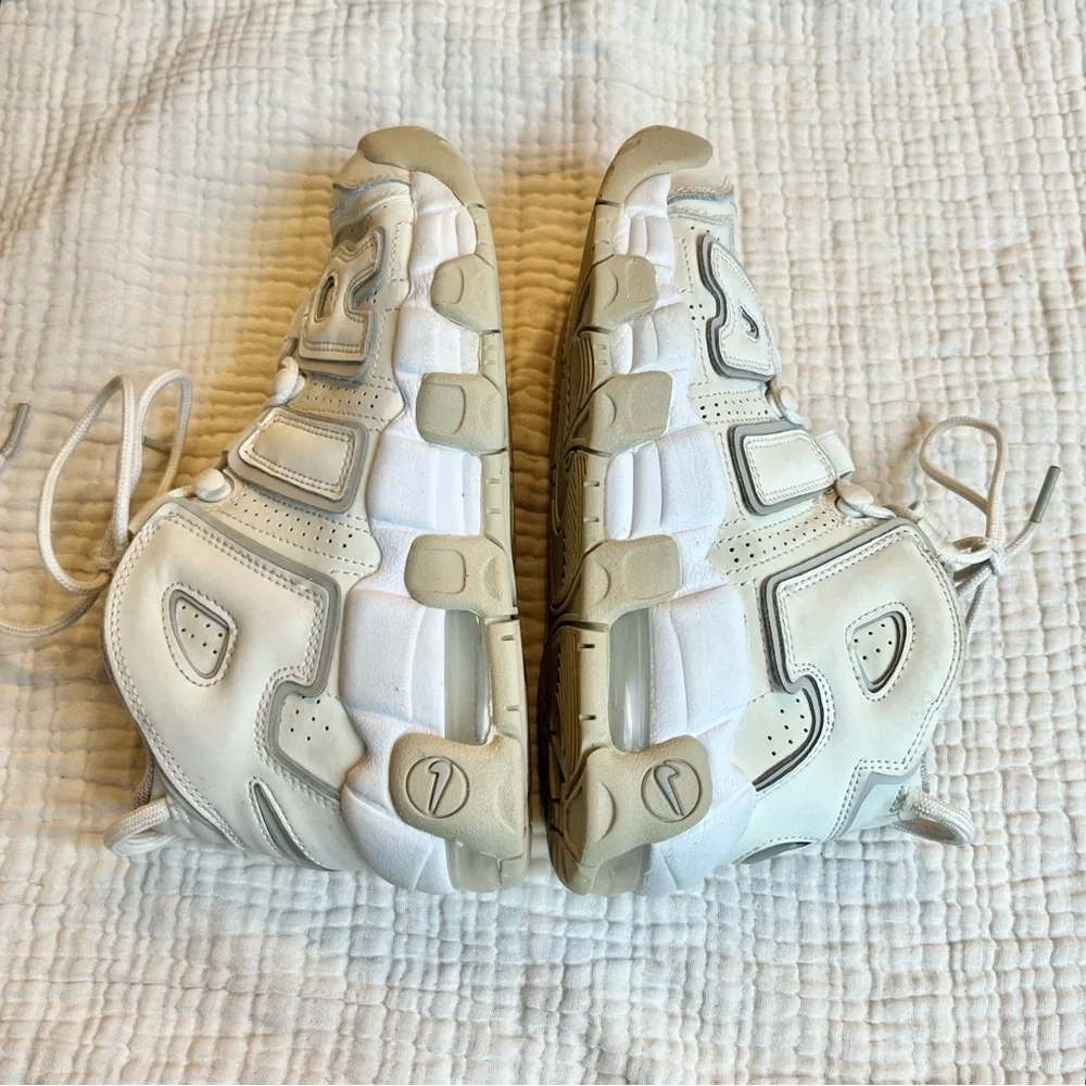 Nike Air | More Uptempo Mid Phantom Sand Drift Size 4Y Sneakers Hi Tops EU 36