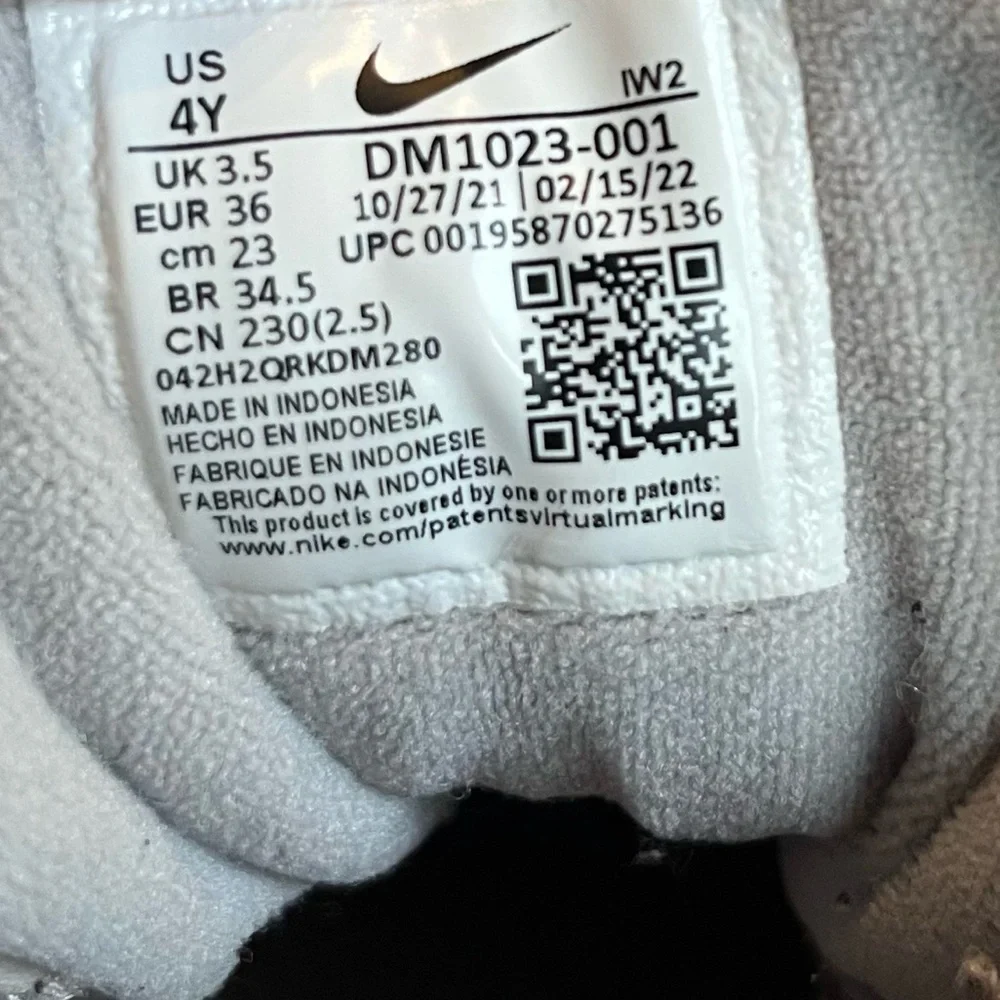 Nike Air | More Uptempo Mid Phantom Sand Drift Size 4Y Sneakers Hi Tops EU 36