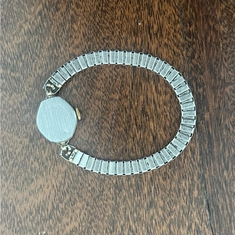 Vintage Timex Petite Watch With Stretch Band NOT WORKING