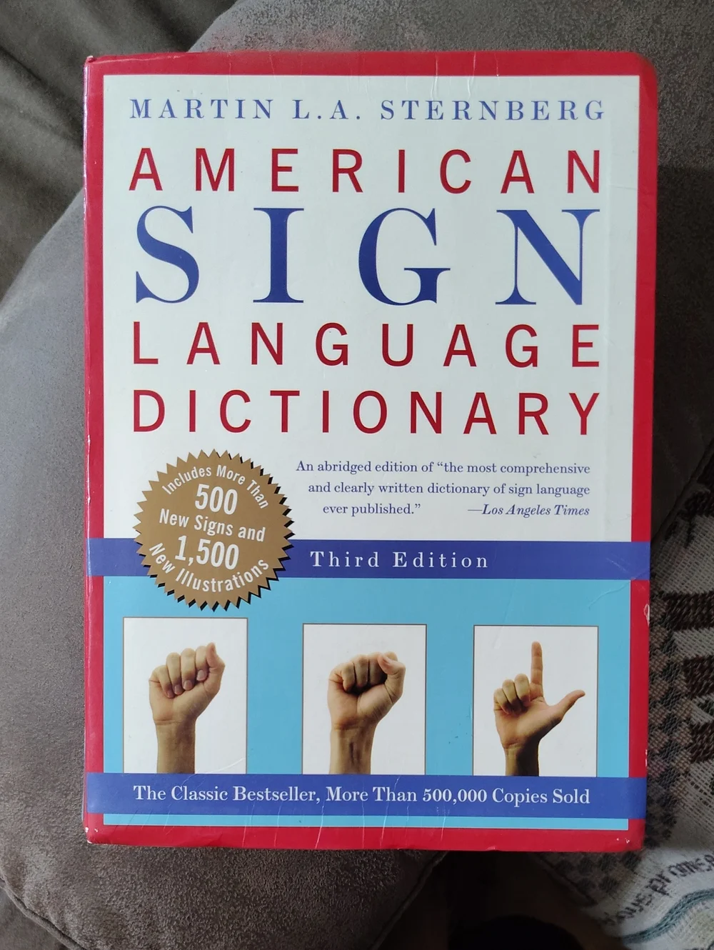 American Sign Language Dictionary By Sternberg 3rd Edition 1998