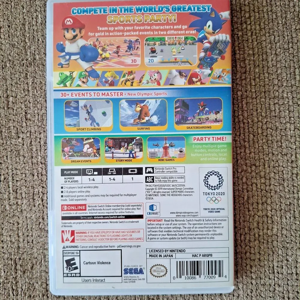 N/A mario sonic