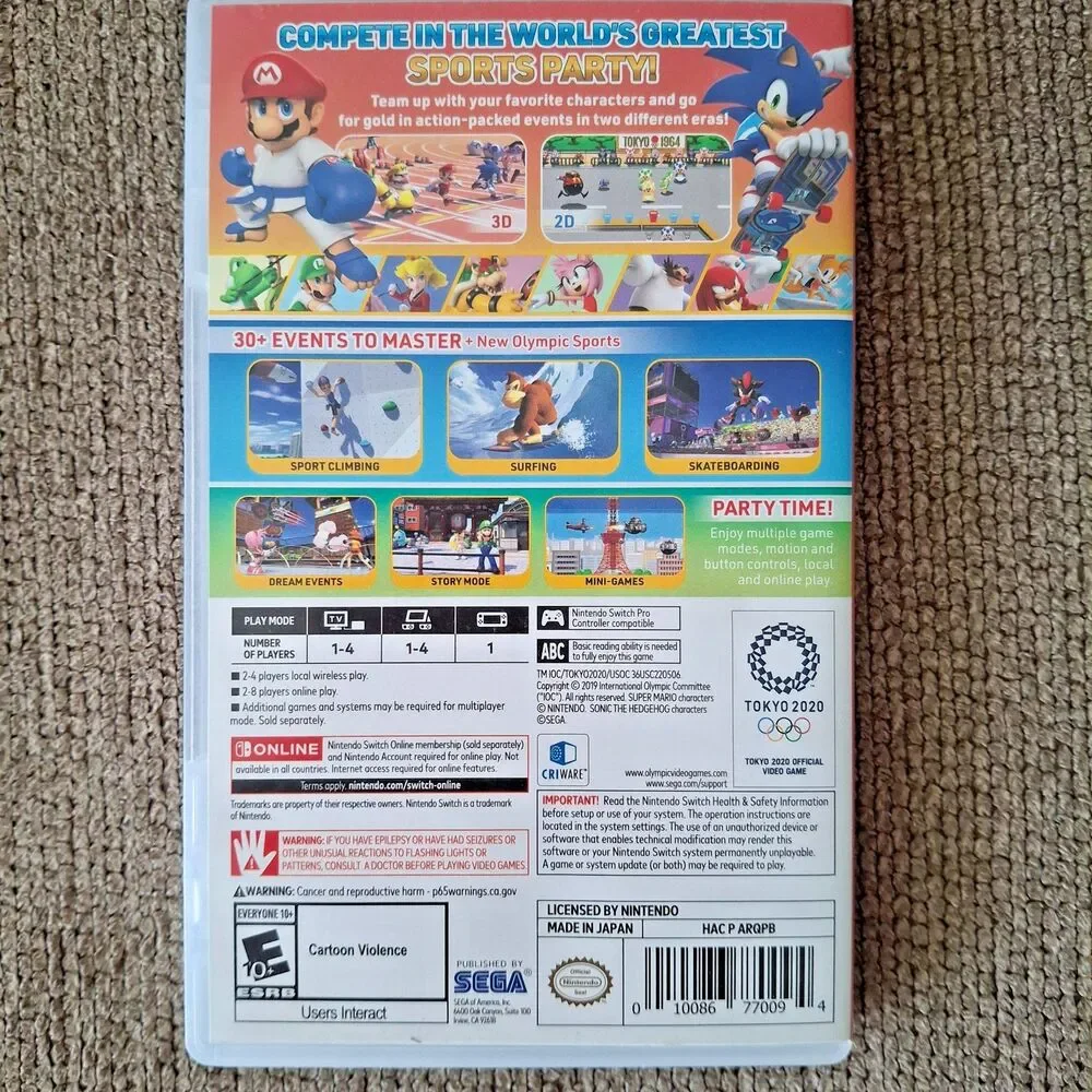 N/A mario sonic