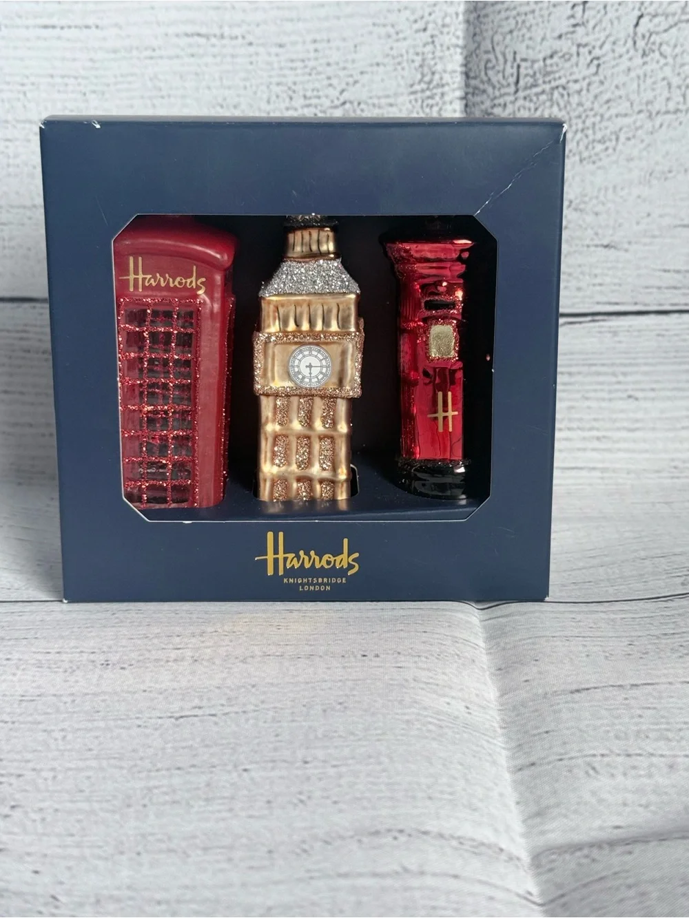 Harrods Holiday Ornament Set