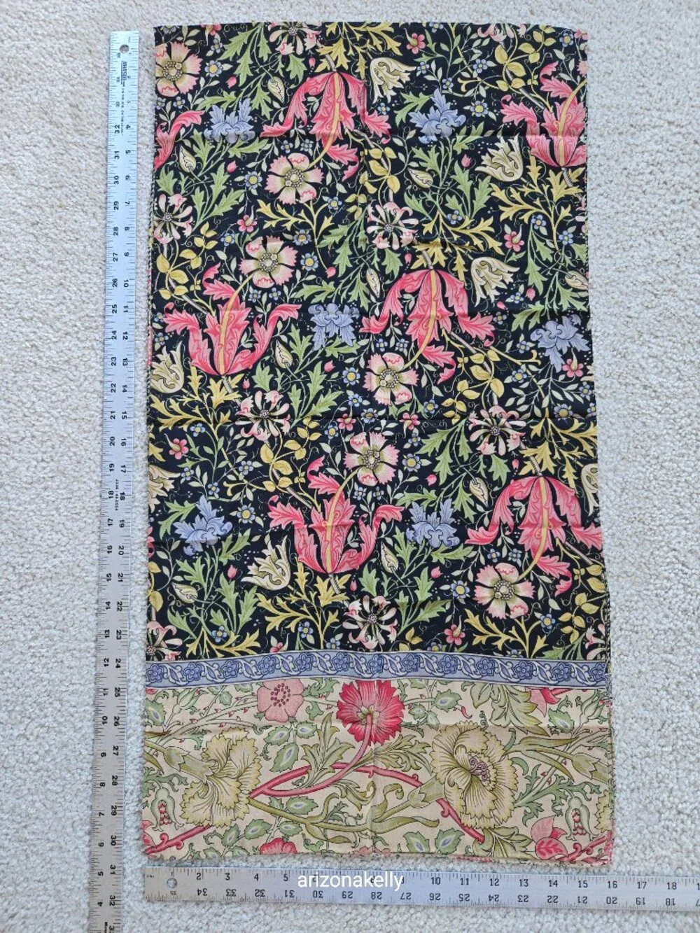 NWT The Met Silk Oblong Scarf William Morris