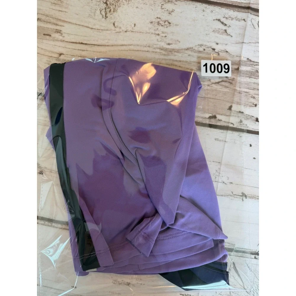 Nike Dri-FIT Girls Purple Navy Polo Shirt Tennis Golf Size L 12-13 YRS