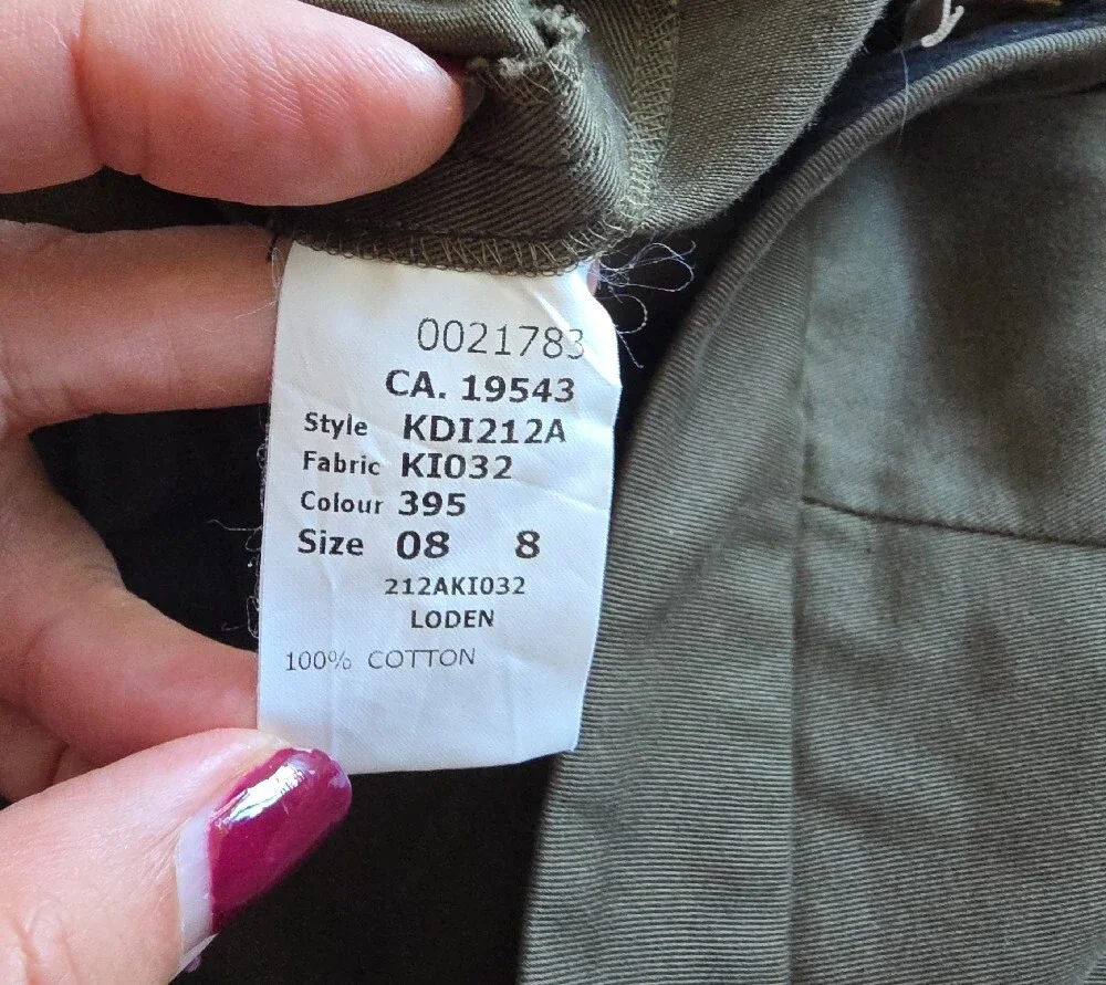 Michael Kors Olive Green Straight Leg Pants