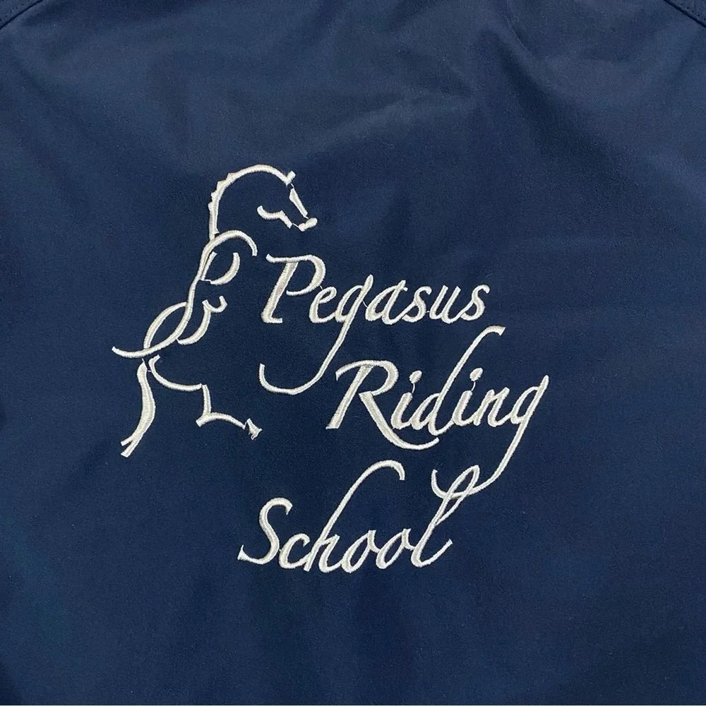 Pegasus Riding School Soft Shell‎ Jacket Youth XL Equestrian Horse Embroidered