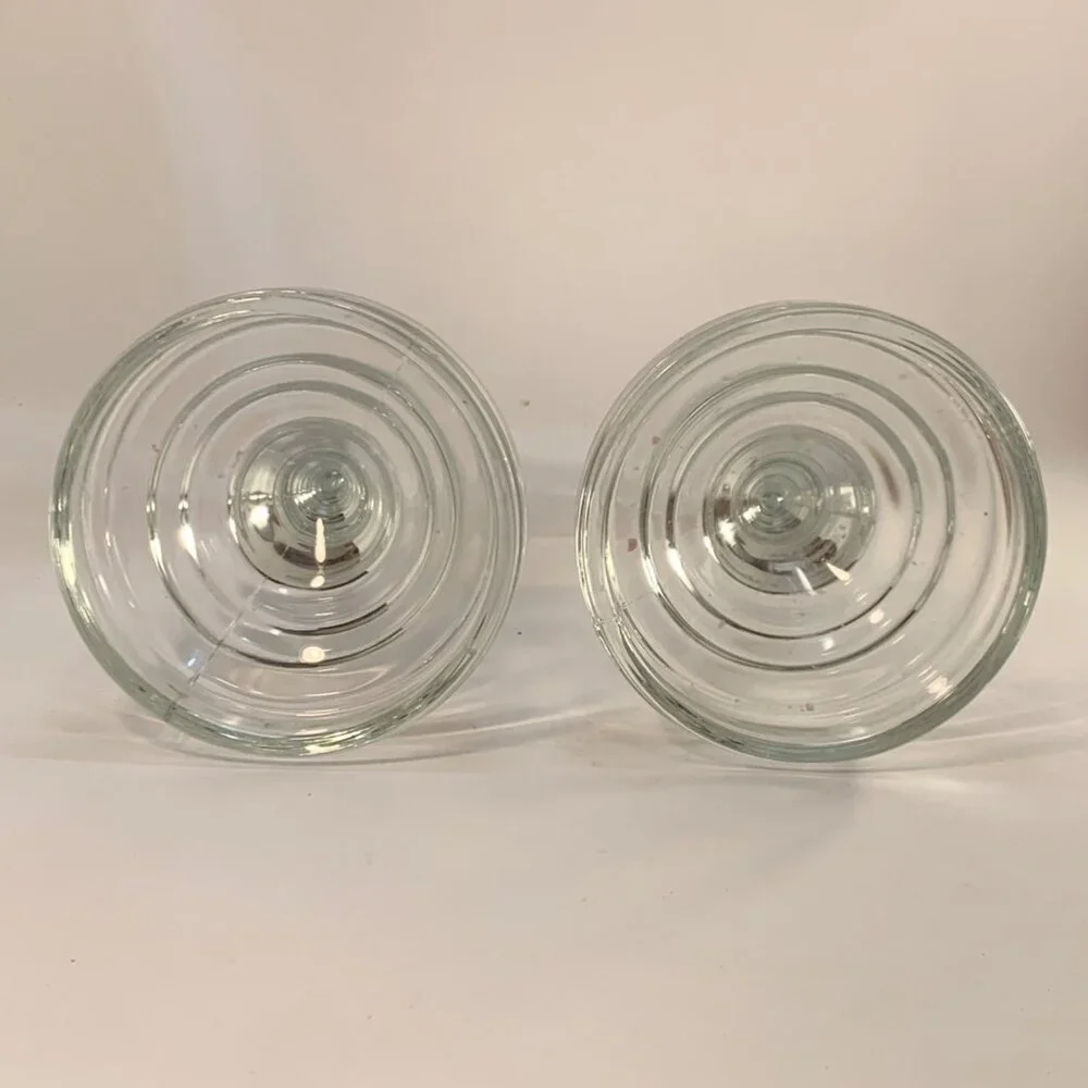 Homco ribbed clear