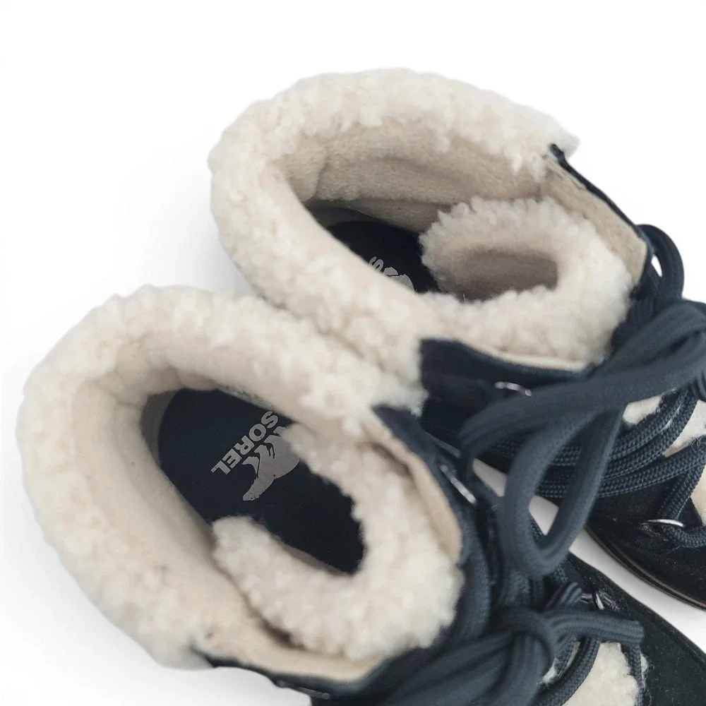 Sorel black suede