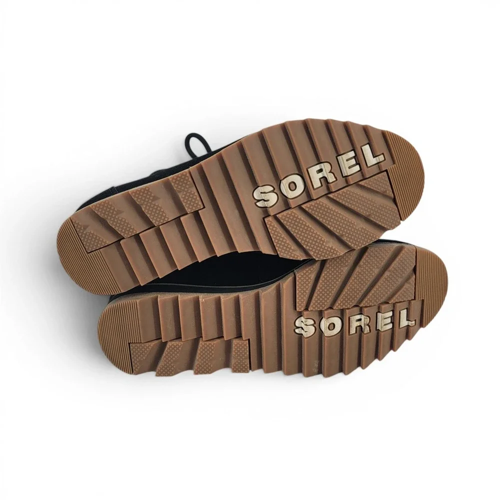 Sorel black suede