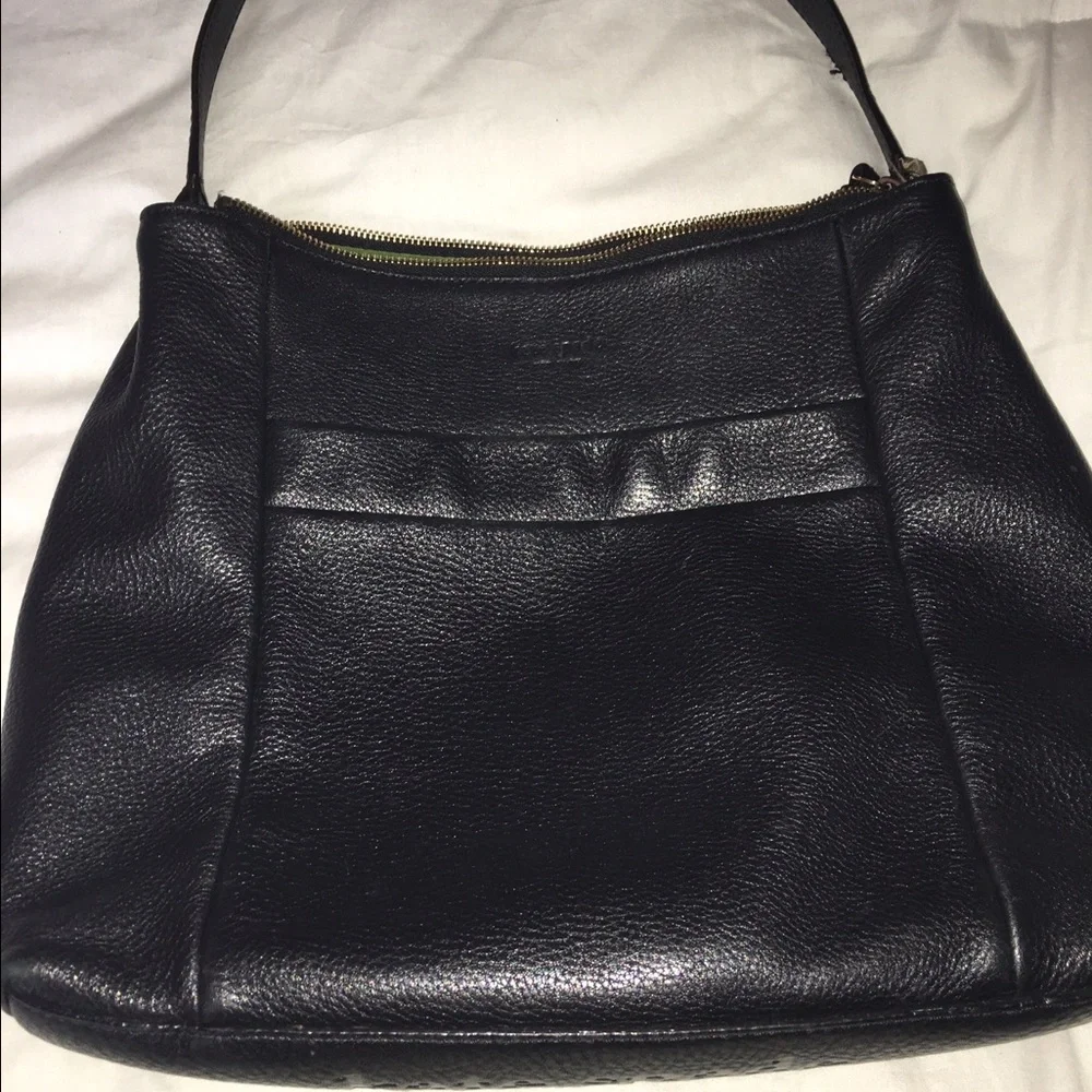 kate spade Black Leather Shoulder Bag