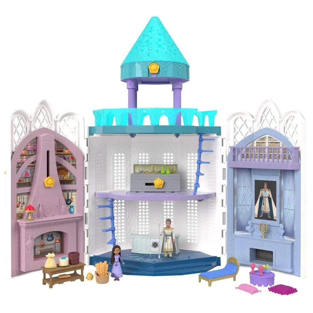 Disney Wish Rosa Castle Play Set 20+ Pieces New in Box