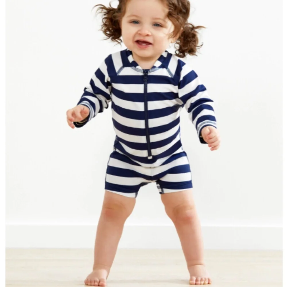 Hanna Andersson Sunblock Swimmy Rash Guard Suit‎
