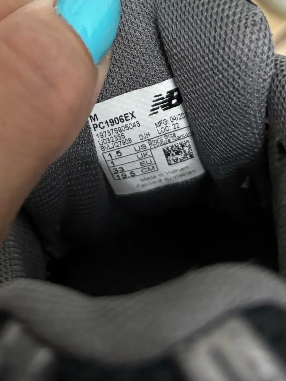 New Balance durable kids