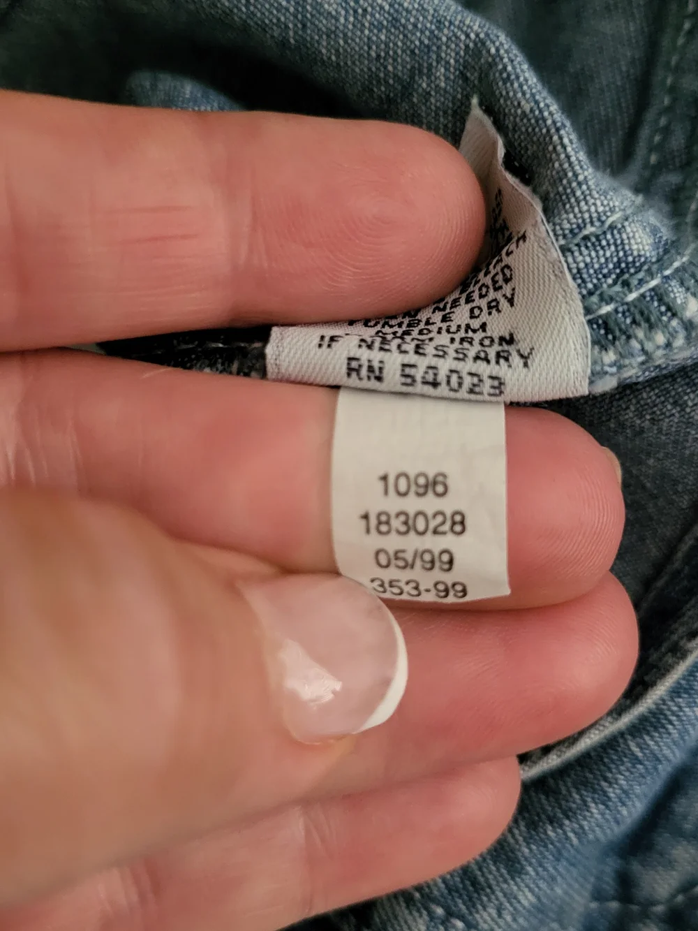 GAP Denim Shortalls in Classic Blue