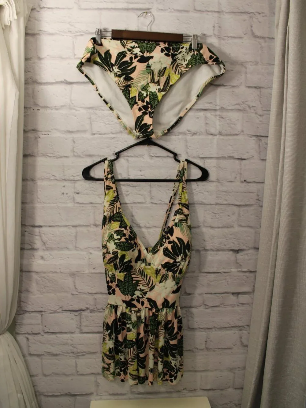 Adore Me Tankini Set Plus 3X Two Piece High Waist Floral Set Beach Travel Summer