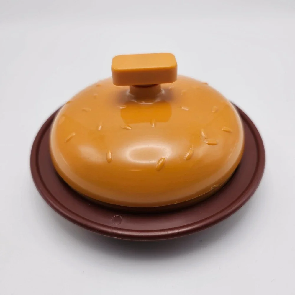 Charcoal Companion Burger Butter Dish Cover Lid Base 2005‎ Kitchenware