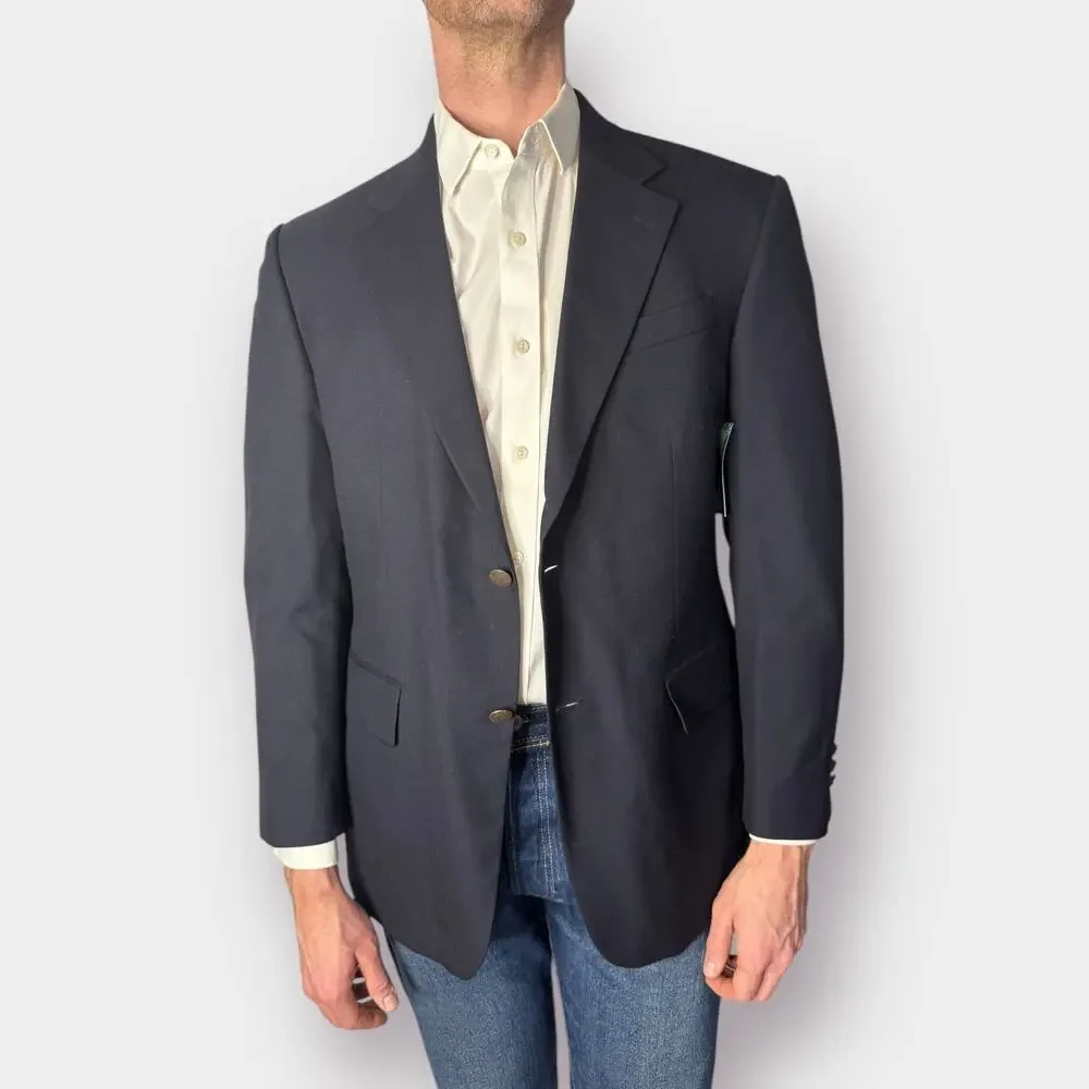 Oscar‎ de la Renta Navy Wool Blazer