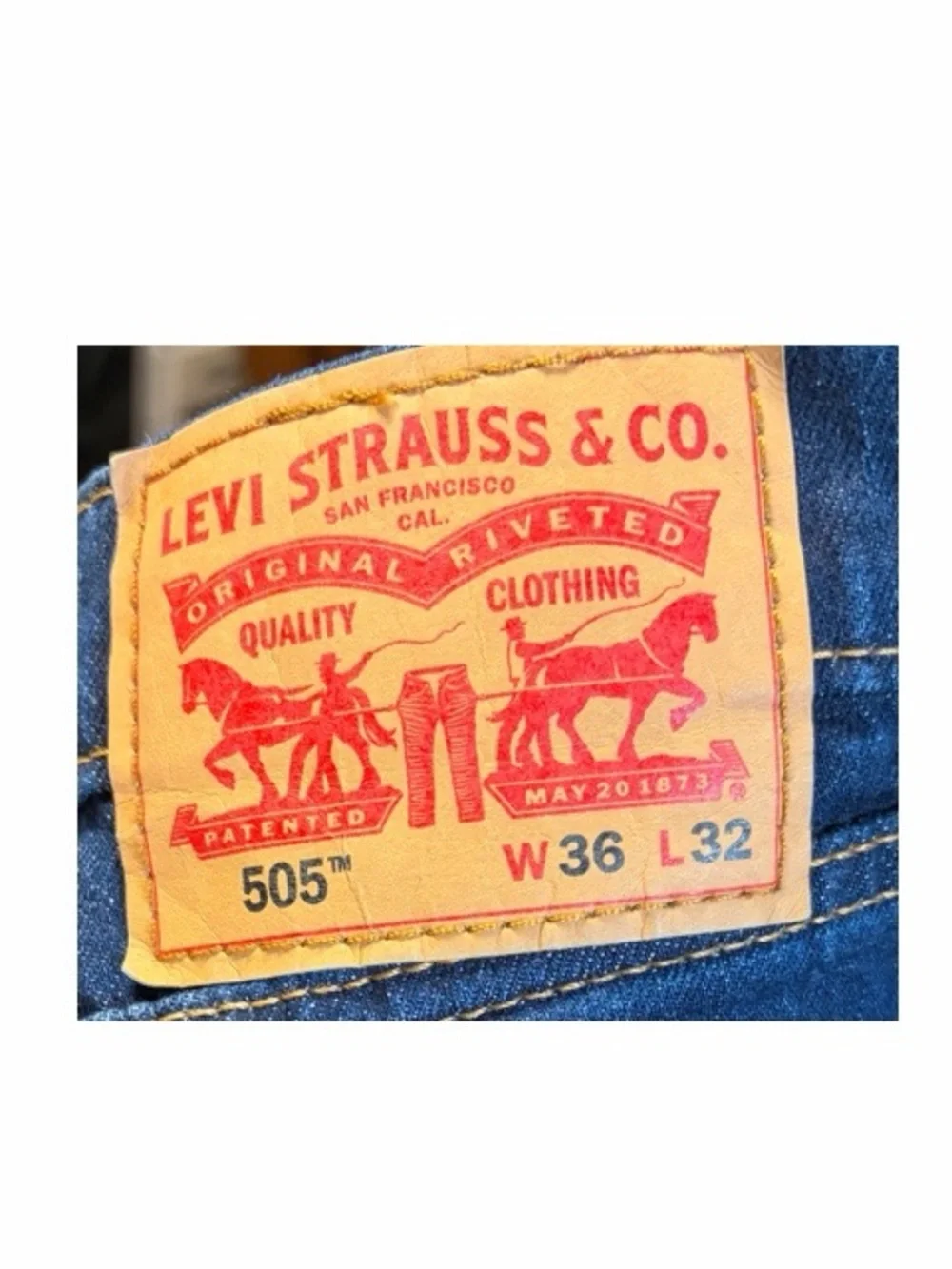 Levis used straight closure