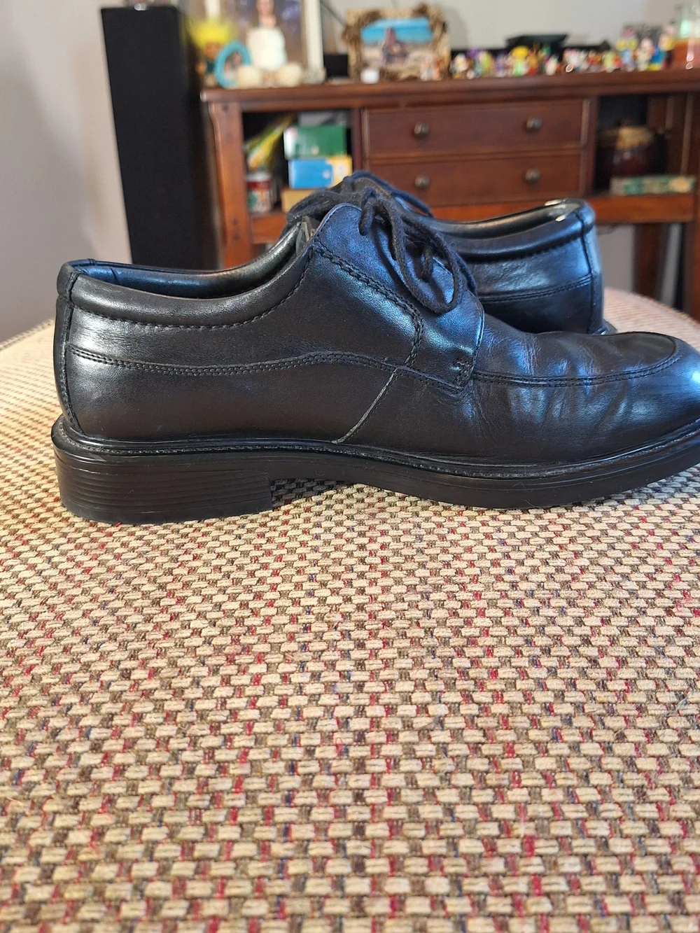 Dockers black leather