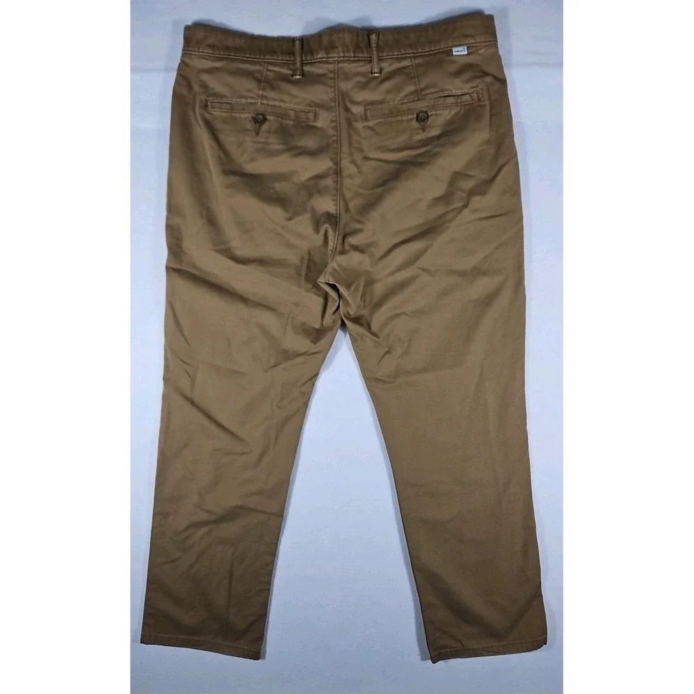 Levis Straight Stretch Chino Pants Mens 36x30‎ Khaki
