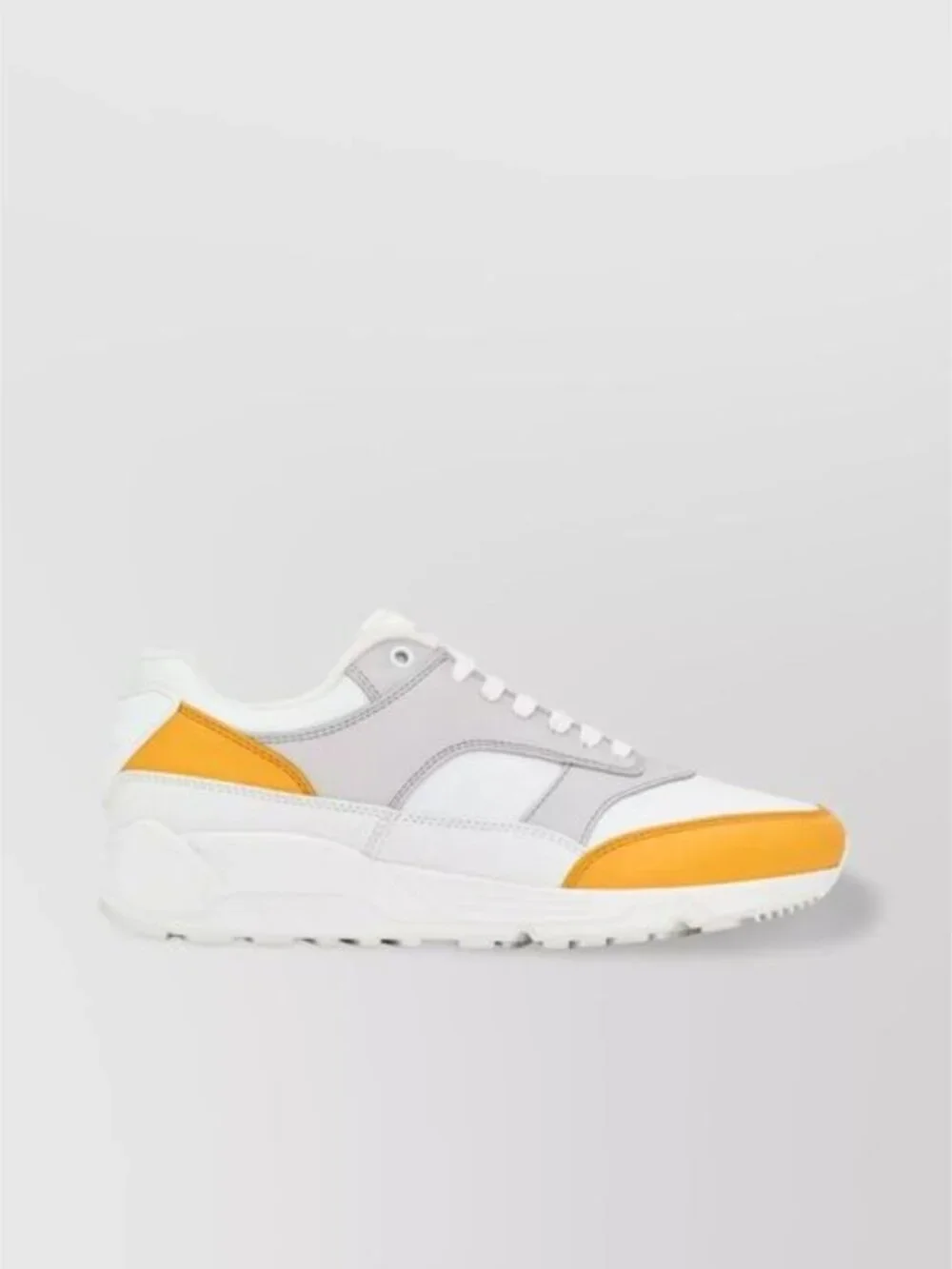Saint Laurent Sneakers White Yellow Bump Low top shoes Size 41.5