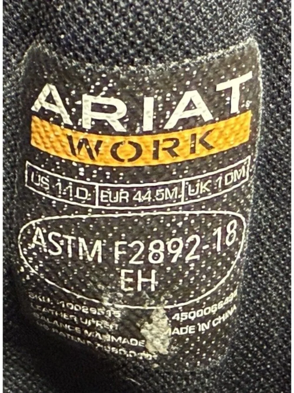 Ariat take workday
