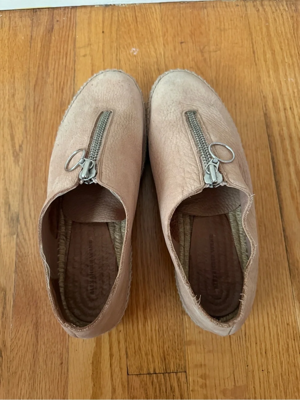 Alexander Wang blush suede