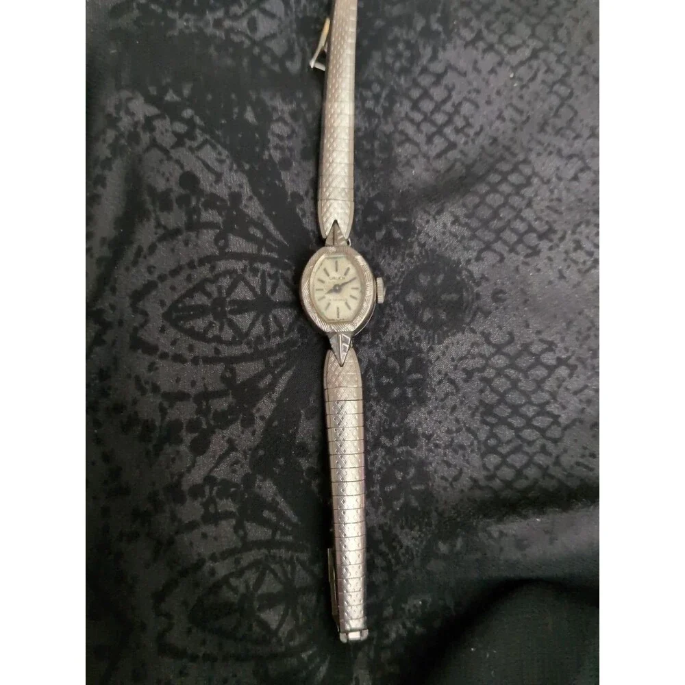 Vintage Womens Gruen Manual 17 Jewel 10K RGP Bezel Cocktail Watch 1950's