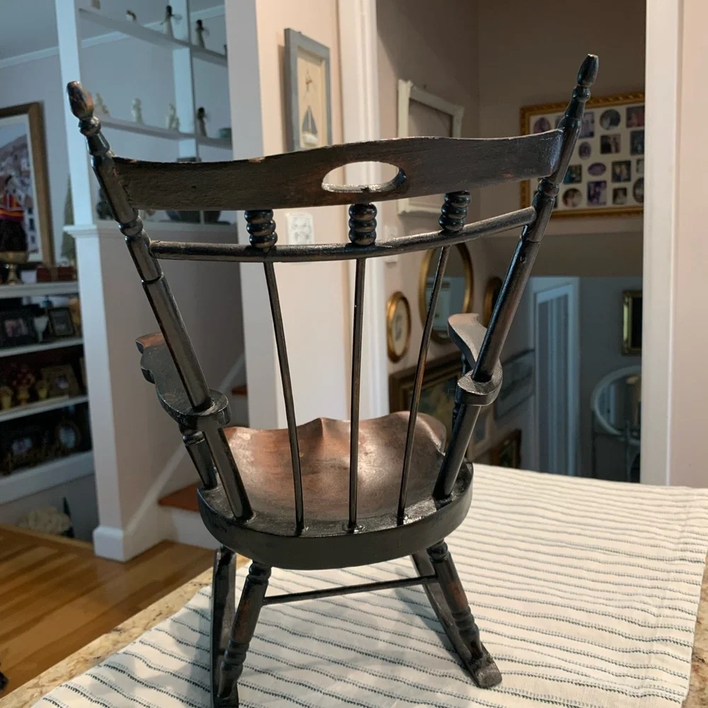 N/A smoke wooden chair