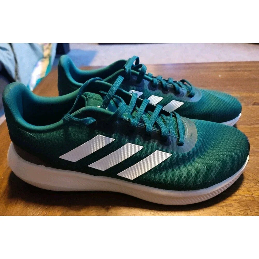 Adidas Runfalcon 3.0 Collegiate Green White Black Size 9.5m CloudFoam