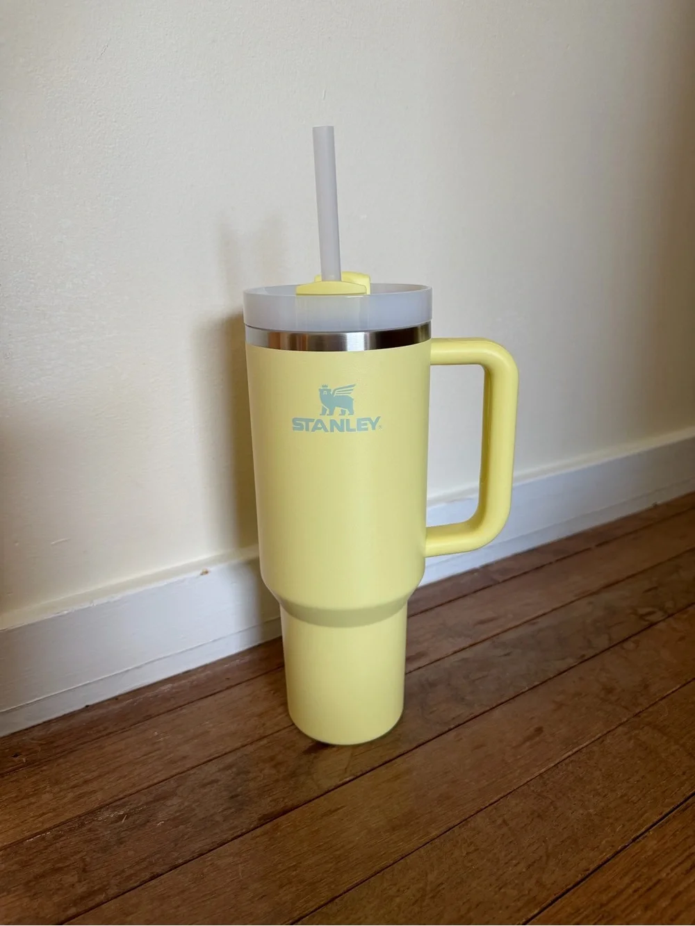 Butter yellow Stanley 40 oz tumbler