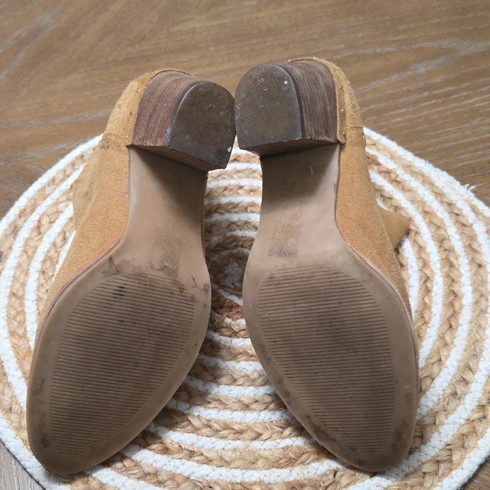 Steve Madden camel leather boot