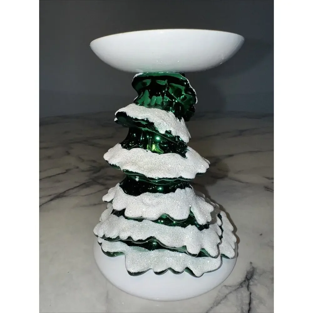 NEW Bath And Body Works Christmas TREE MOUSE Single‎ Wick Candle Pedestal Holder
