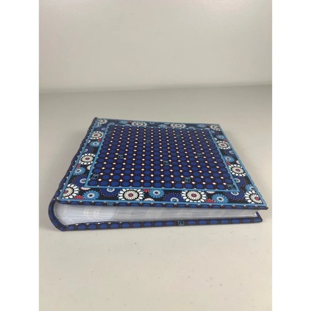 Vera Bradley blue margins scrapbook