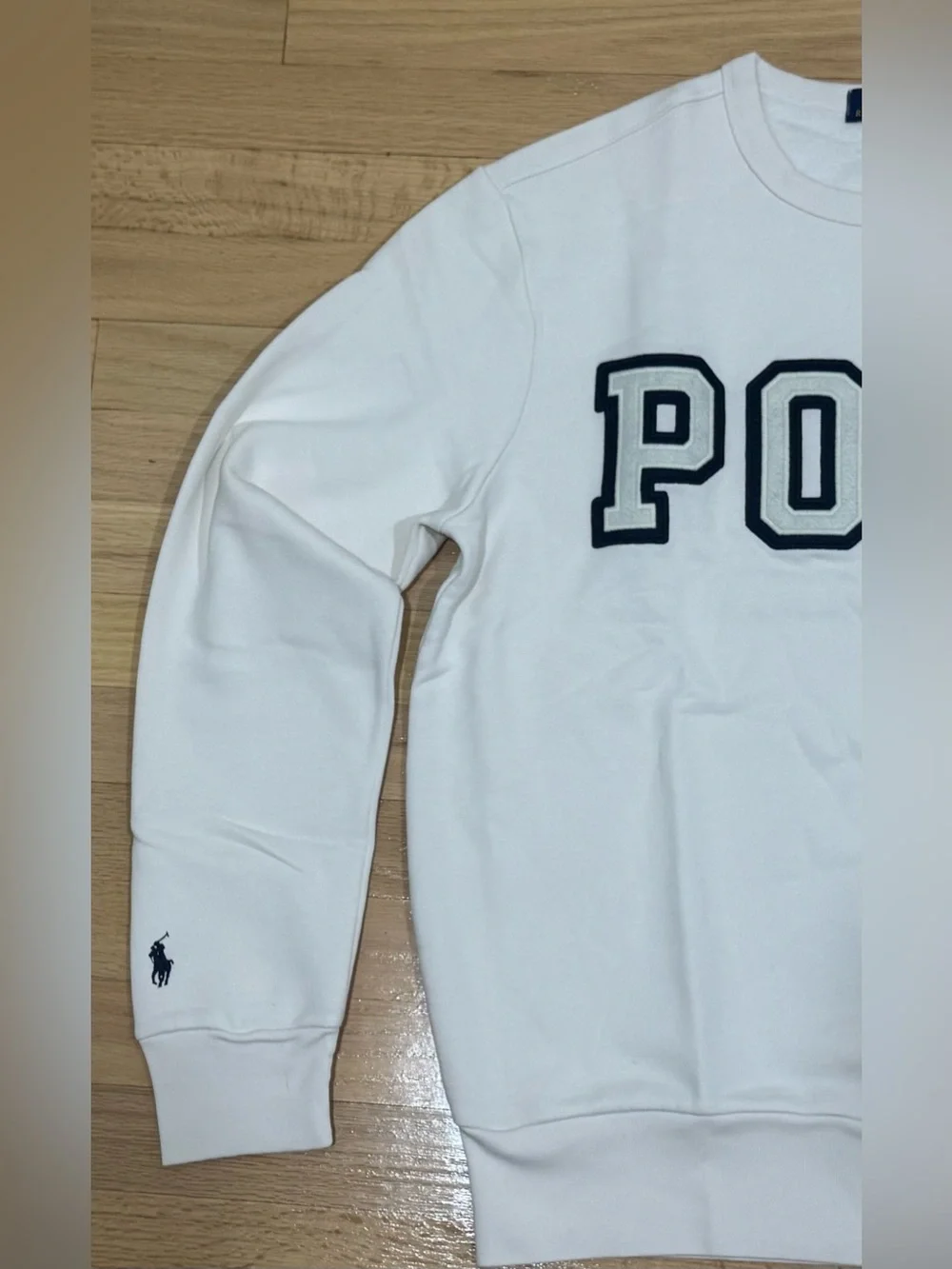 Polo Ralph Lauren lauren white embossed
